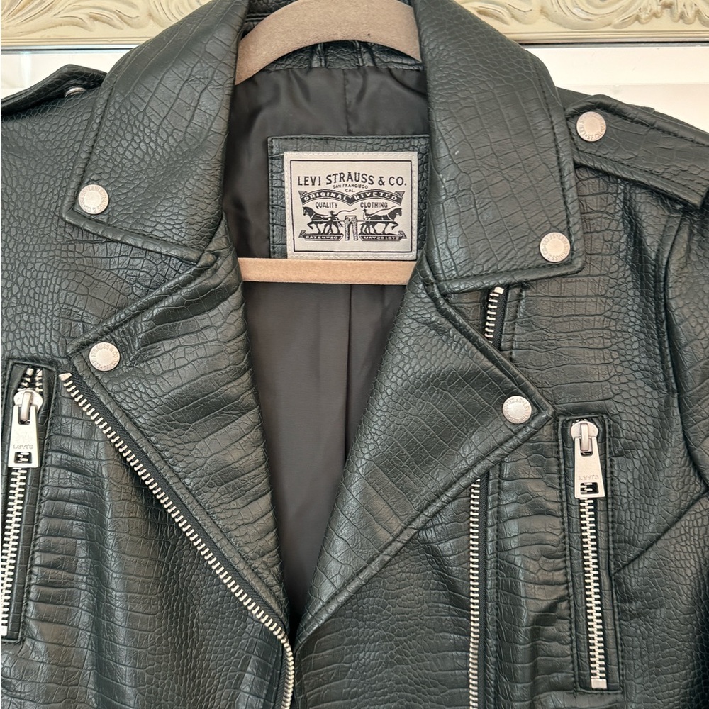 Levi Straiss & Co faux leather jacket